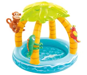 Basen dziecięcy INTEX Tropical Island / 119 x 109 x 66 cm / od 1 do 3 lat / winyl