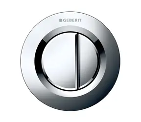 Geberit Typ 01 chrom błyszczący / Zdalne sterowanie spłukiwaniem / pneumatyczne / do spłuczek Sigma 8 cm