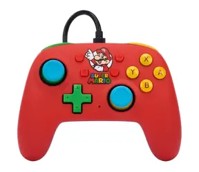 Kontroler PowerA Nano Mario Medley / Kontroler do gier / Przewodowy / USB / Nintendo Switch