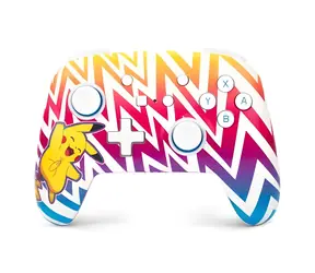PowerA Enhanced Pokémon Pikachu Vibrant / Kontroler bezprzewodowy z możliwością ładowania / do Nintendo Switch