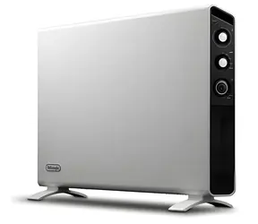 DeLonghi Slim Style HCX 3220 biały/czarny / konwektor / 2000 W / timer 24-godzinny / montaż na ścianie