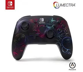 PowerA Enhanced Galactic Vortex / Kontroler bezprzewodowy / Nintendo Switch / Podświetlenie Lumectra