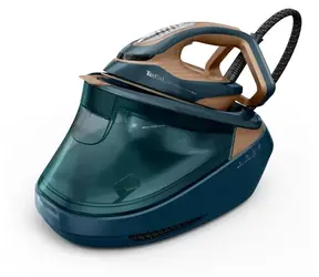 TEFAL Pro Express Vision Max GV9920 niebieski, miedziany / Stacja do prasowania wysokociśnieniowego / 7,5 bara / zbiornik 1,8 l