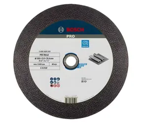 BOSCH PRO Metal / Tarcza tnąca do metalu / Średnica 305 mm / Otwór 25,4 mm / Grubość 2,8 mm