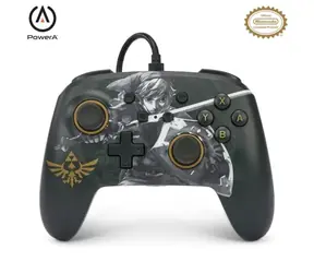 Ulepszony kontroler przewodowy PowerA - Battle-Ready Link / Kontroler do gier / przewodowy / Nintendo Switch