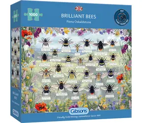 Puzzle GIBSONS Brilliant Bees / 1000 elementów