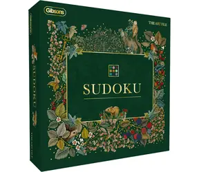 GIBSONS Puzzle Kolorowe Sudoku / kamienie drewniane 9×9 / dla 1 gracza