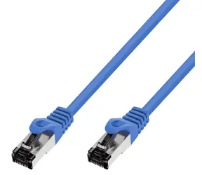 Kabel krosowy Extralink Cat8.1 S/FTP niebieski / Kabel krosowy / RJ45 / 15 m / 40 Gbit/s / miedź