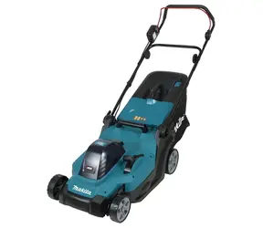Kosiarka akumulatorowa Makita 43 cm / Kosiarka do trawy / 40 V / 3800 obr./min / Kosz 50 l / bez akumulatora i ładowarki
