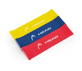 Zestaw 3 taśm HEAD Mini Bands / Taśmy oporowe / mix oporów 9-18 kg