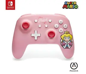 Kontroler PowerA Super Mario - Princess Peach / Kontroler do gier / Bezprzewodowy / Nintendo Switch
