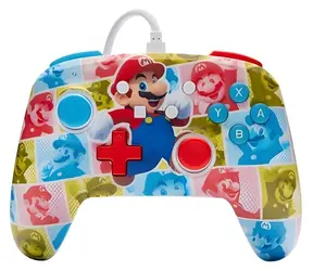 Kontroler PowerA do Nintendo Switch Super Mario - Mario Hero Reel / Kontroler do gier / Przewodowy / USB