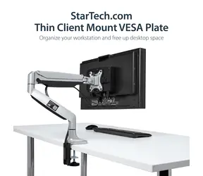 Uchwyt StarTech do mini PC i komputerów Thin Client / Uchwyt / VESA / regulowany 1,8-7,1 cm / pod biurkiem