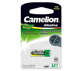 Bateria alkaliczna Camelion A27 12V / Bateria / LR27A / 26 mAh / 1 szt. / bez rtęci