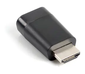 Adapter Lanberg HDMI (M) do VGA (F) czarny / Adapter / Full HD 1080p / 60 Hz