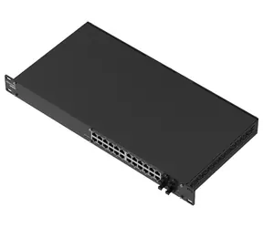 Teltonika SWM281 / Przełącznik / 24× GbE RJ-45 / 4× SFP / L2+ / szafa 19" / bez wentylatora