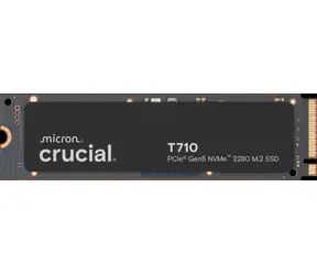 CRUCIAL T710 4TB / M.2 SSD 2280 / PCIe NVMe / R: 14500 MB/s / W: 13800 MB/s