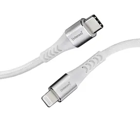 INTENSO C315L biały / Kabel do transmisji danych / USB-C - Lightning / 1,5 m / 60 W
