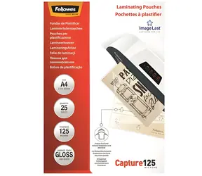 Fellowes ImageLast A4 125 mic / Folia laminująca / błyszcząca / 25 szt.