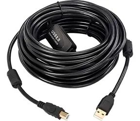 Kabel MicroConnect Active USB-A (M) - USB-B (M) 15 m czarny / Kabel / USB 2.0 / 480 Mbit/s