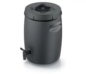 Kompostownik Prosperplast COMBIOLIQ czarny / Pojemność 25 l / Szerokość 29,6 cm / Wysokość 42,5 cm / Plastik
