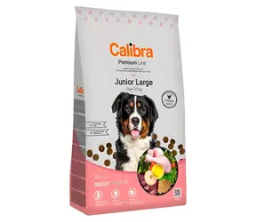Calibra Premium Line Junior Large 12 kg / Granulat dla psów / kurczaków / dużych ras / szczeniąt