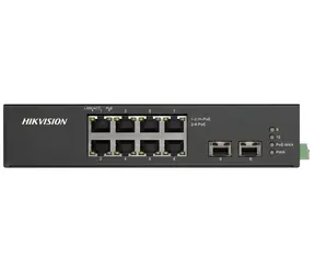 HIKVISION DS-3T0510HP-E/HS / Switch / przemysłowy / 8x Gb PoE (2x Hi-PoE) / 2x Gb SFP / 110W