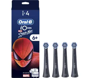 Oral-B iO Kids Spiderman czarny 4 szt. / Końcówki wymienne / do szczoteczki Oral-B iO Kids