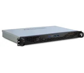 Inter-tech K-125L czarny / Obudowa / rack 1U / Mini-ITX / głębokość 250 mm
