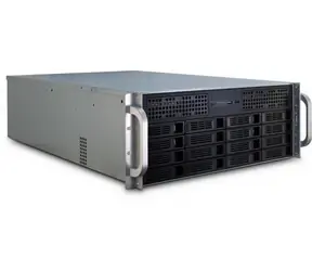 Inter-tech 4U 4416 czarny / Obudowa serwerowa 4U / głębokość 688 mm / E-ATX / 16 dysków HDD hot-swap