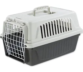 Ferplast Atlas 20 szary / Klatka dla psa i kota / 58×37×32 cm