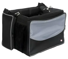 Skrzynia transportowa na kierownicę TRIXIE Front-Box, szara / 41x26x26 cm / maks. 6 kg