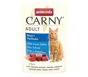 Animonda Carny Adult / Saszetka dla kotów / wołowina, perliczka / 85 g