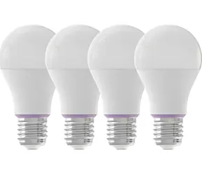 Yeelight W4 E27 4 szt. / Inteligentna żarówka LED / Ściemnialna / 9 W / 806 lm / 2700-6500 K / Wi-Fi