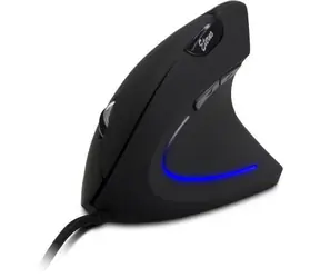 Inter-tech Eterno KM-206WR / Przewodowa mysz ergonomiczna / Pionowa / 2400 DPI / USB