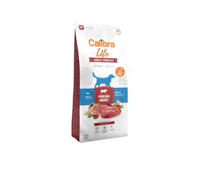 Calibra Life Adult Medium Fresh Beef / Karma dla psów / wołowina / średnie rasy / 12 kg