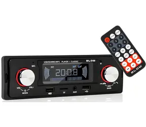 Blow AVH Classic czarny / Radio samochodowe / Bluetooth / USB / FM / 4x60W / Wyświetlacz LCD