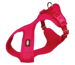 TRIXIE Szelki miękkie fuksja XS-S / Szelki dla psa / Nylon / 30-45 cm / 15 mm