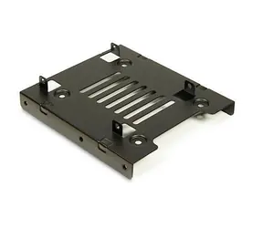 Rama montażowa Inter-tech 3,5" na 2 dyski twarde 2,5" czarna / Rama na dyski twarde / Stalowa