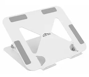 Podstawka pod laptopa Media-Tech MT2661W biała / Podstawka pod laptopa / regulowana / składana / do 17"
