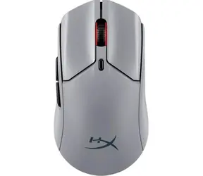 Mysz gamingowa HyperX Pulsefire Haste 2 Pro szara / Bezprzewodowa / optyczna / 26000 DPI / 6 przycisków / USB / BT / 2,4 GHz