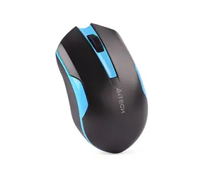 A4Tech G3-200N-1 niebieska / Bezprzewodowa mysz optyczna / 1000 DPI / 2,4 GHz / V-Track / 3 przyciski / Bateria 1x AA