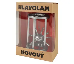 Rappa Puzzle metalowe Jeż w klatce / Puzzle / metal / ok. 7,5 cm