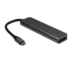 Inter-tech Argus H-469-01 / koncentrator USB-C / 5w1 / HDMI 4K 30Hz / PD 100W