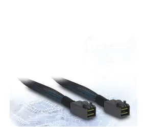 Inter-tech SFF-8643 - SFF-8643 czarny, niebieski / Kabel danych / 1 m
