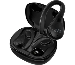 JVC HA-EC25TBU czarne / Słuchawki bezprzewodowe z mikrofonem / Bluetooth 5.1 / IPX5 / Etui ładujące