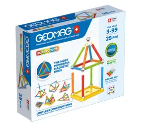Geomag Magnetyczny zestaw konstrukcyjny Supercolor / 25 elementów / od 3 lat