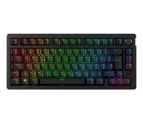 HyperX Alloy Rise 75 Wireless czarny / Mechaniczna klawiatura gamingowa / Podświetlenie RGB / Bezprzewodowa / USB-C