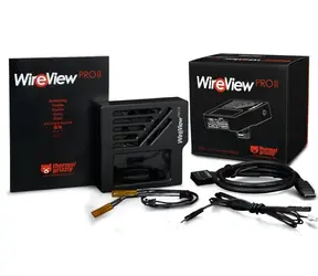 Thermal Grizzly WireView Pro II czarny Rewers / Monitor zużycia energii / 12 V-2 x 6 pinów / USB-C / Wyświetlacz TFT IPS