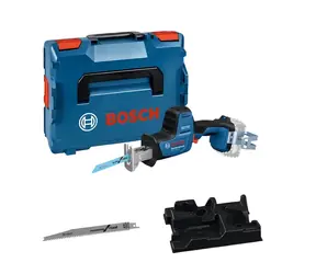 BOSCH GSA 18V-24 Professional / Wyrzynarka akumulatorowa / 18 V / Skok 24 mm / bez akumulatora / L-BOXX